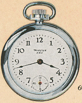 Westclox Dax Style 1b. 1931 Westclox Color Catalog Pages, C. M. McClung & Co. -> 298D