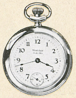 Westclox Pocket Ben Style 1a Luminous. 1930 Westclox Color Catalog Pages, Helena Hardware Co. -> 347