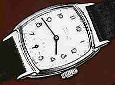 Westclox Wrist Ben Style 3 Plain. Westclox Canada ca. 1950 Catalog -> 2