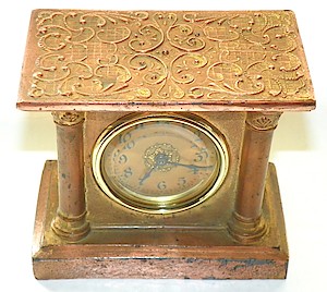 Westclox Colonial Gold Plate