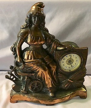 Golden Novelty Commerce Cast Front. The movement was not examined for the date.