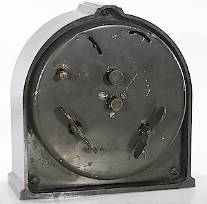 Westclox 8 Day Alarm Bakelite Ridged Round Top