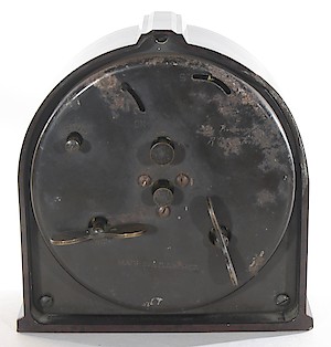 Westclox 8 Day Alarm Bakelite Ridged Round Top