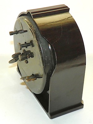 Westclox 8 Day Alarm Bakelite Ridged Round Top