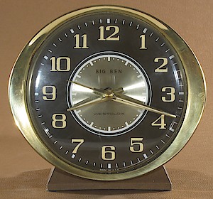 Westclox Big Ben Style 8 Repeater Bronze Mist. Early example that doesn't say "Repeater" on dial