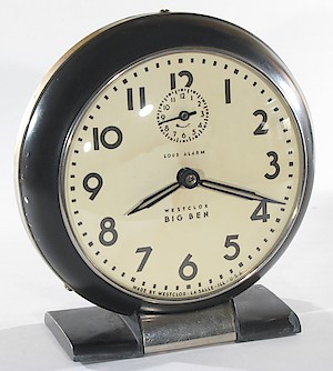 Westclox Big Ben Style 5 Loud Alarm Black Plain