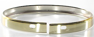 Westclox Big Ben Style 7 White Luminous. Bezel is brass plated steel