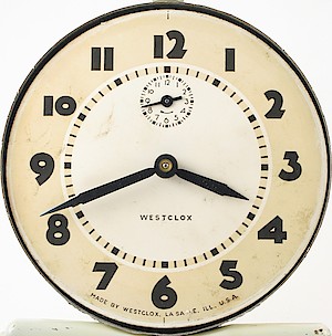 Westclox Bingo Style 2 Ivory. Dial