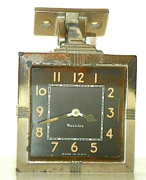 Westclox Square Auto Clock Luminous