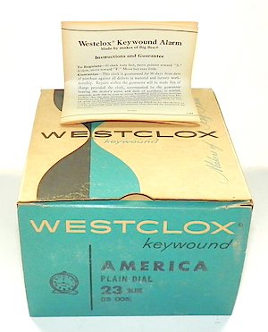 Westclox America Style 6 Blue