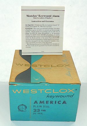 Westclox America Style 6 Pink