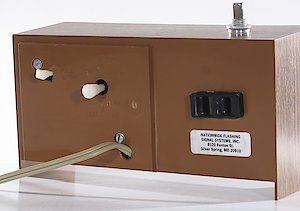 Westclox Moonbeam Style 3 Flashalarm Woodgrain