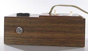 Westclox Moonbeam Style 3 Flashalarm Woodgrain