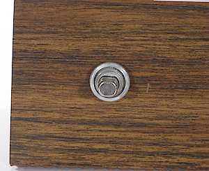 Westclox Moonbeam Style 3 Flashalarm Woodgrain