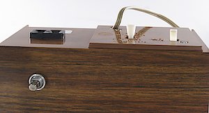 Westclox Moonbeam Style 3 Flashalarm Woodgrain