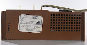 Westclox Moonbeam Style 3 Flashalarm Woodgrain