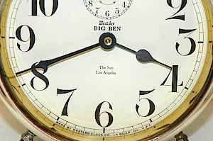 Westclox Big Ben Style 1a Non Luminous Dealer Imprint