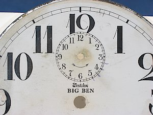 Westclox Big Ben Style 1a Non Luminous Dealer Imprint