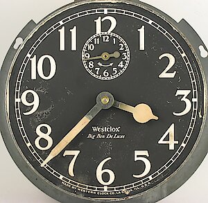 Westclox Big Ben Style 2 Nickel Luminous. Dial