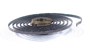 Westclox Big Ben Style 1 Nickel. Hairspring (balance spring) and collet