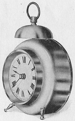 Westclox La Reine Lookout Style 1 Brass. 1903 Western Clock Mfg. Co. Catalog -> 8