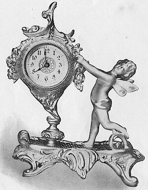 Westclox Sylph Gold Plate. 1903 Western Clock Mfg. Co. Catalog -> 14