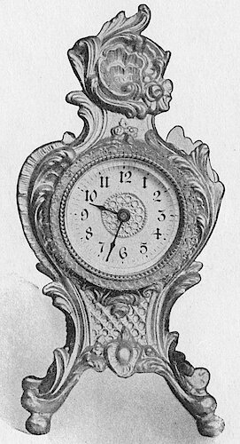 Westclox Savoy Gold Plate. 1903 Western Clock Mfg. Co. Catalog -> 15