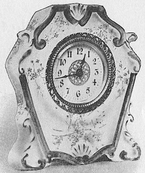 Westclox Porcelain 8338 Green. 1903 Western Clock Mfg. Co. Catalog -> 23