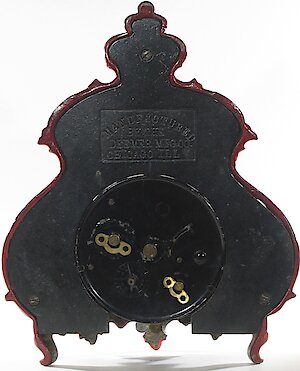 Swift Deemer Stove Clock Cast Iron