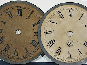 Westclox La Salle Alarm. Western Clock Co. (left) and Western Clock Mfg. Co. (right)