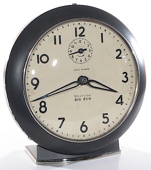 Westclox Big Ben Style 6 Loud Alarm Black Plain