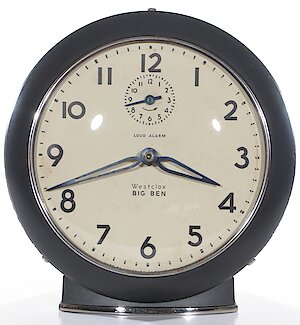 Westclox Big Ben Style 6 Loud Alarm Black Plain