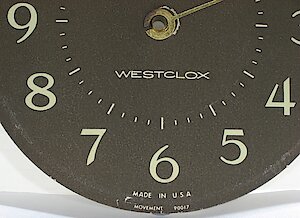 Westclox Big Ben Style 8 White Luminous