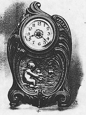 Westclox Winter Seasons Viennese Bronze. 1907 Western Clock Manufacturing Company Catalog - PHOTOCOPY -> 30