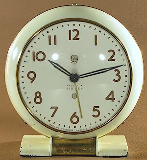 Westclox Big Ben Style 5 Electric Ivory Plain