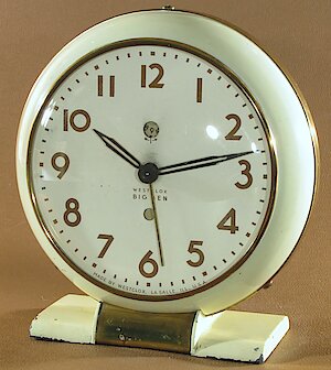 Westclox Big Ben Style 5 Electric Ivory Plain