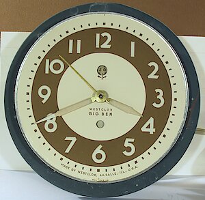 Westclox Big Ben Style 5 Electric Ivory Luminous