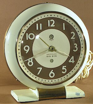 Westclox Big Ben Style 5 Electric Ivory Luminous