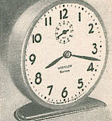 Westclox Bantam Style 3 Green With Black Base. Montgomery Ward Fall & Winter 1935 - 36 Catalog -> 492