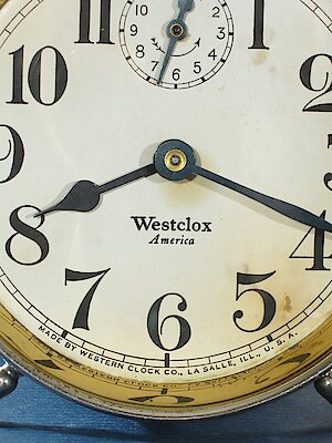 Westclox America Style 1b Nickel