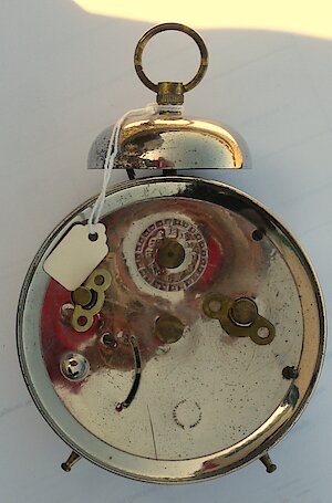 Westclox Standard Alarm. Lord Baltimore, 1902 pat.