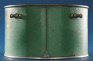 Westclox Canada Silver Bell Green In Monitor Case