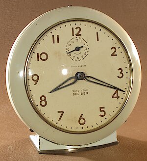 Westclox Big Ben Style 6 Loud Alarm Ivory Plain