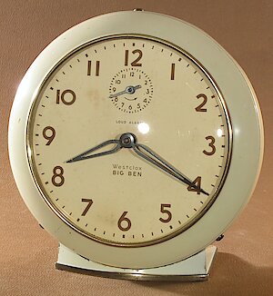 Westclox Big Ben Style 6 Loud Alarm Ivory Plain