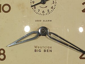 Westclox Big Ben Style 6 Loud Alarm Ivory Plain