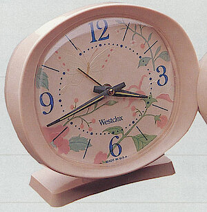 Westclox Lady Ben Butterfly Big Ben Style 9 Pale Pink. Westclox and Seth Thomas 1990 Catalog -> 1