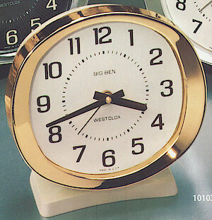 Westclox Big Ben Style 9 White Goldtone Plain. Westclox 1979 - 80 Catalog -> 2