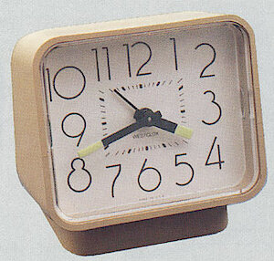 Westclox Nouveau Country Keywind Toast With White Dial. Westclox and Seth Thomas 1990 Catalog -> 5