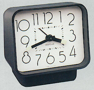 Westclox Nouveau Country Keywind Black With White Dial. Westclox and Seth Thomas 1990 Catalog -> 5