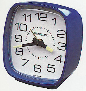 Westclox Sassy Time Jeweltone Blue. Westclox and Seth Thomas 1990 Catalog -> 6